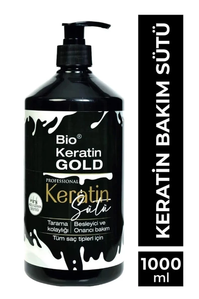 Bio Rio Keratin Gold 1000 Ml Milk Threapy Yoğun Besleme ve Kolay Tarama Keratin Sütü - 4