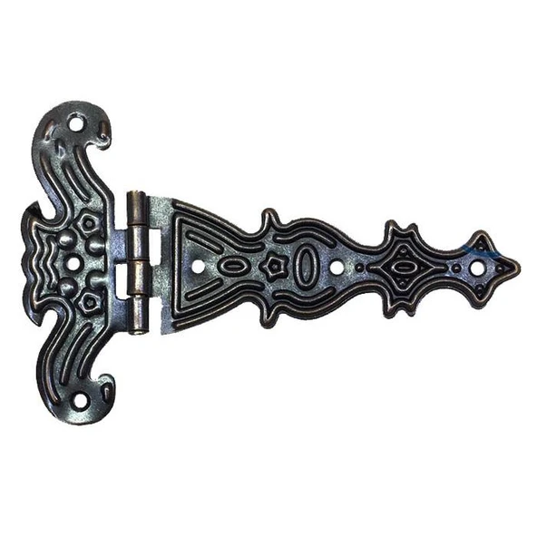 Dekoratif, Sac Tek Kuyruklu Menteşe - 40x68 mm, Küçük, Eskitme, 100 Adet ürün görseli