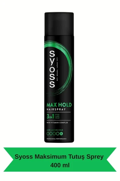 Syoss Saç Spreyi 400 ml - Etkili Şekillendirme - 2