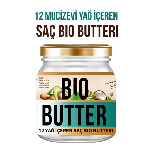 Bio Keratin Gold 210 Ml  Bio Butter Cilt Bakım Yağı - 1