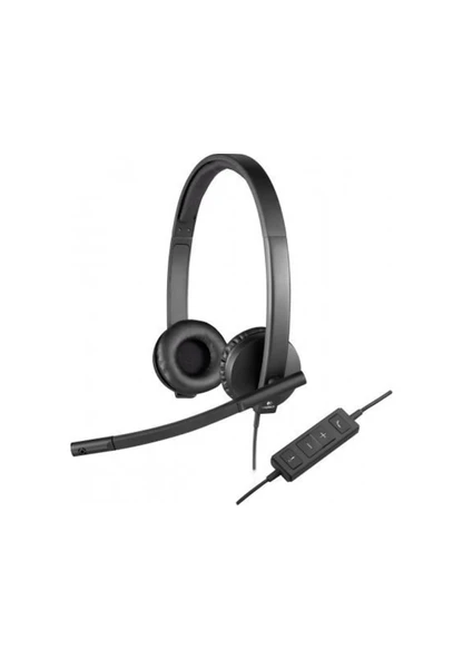 LOGİTECH H570E STEREO KABLOLU KULAKLIK-USB-A - 4