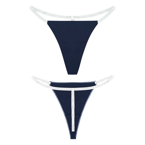 YohannesClub, Kadın, T-Thong String Külot, İz Yapmayan Rahat Kesim,Çoklu Paket - Resim 8