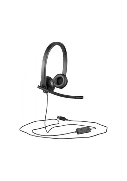 LOGİTECH H570E STEREO KABLOLU KULAKLIK-USB-A - 3
