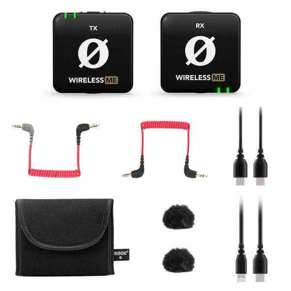 RODE Wireless ME Dual İki Kişilik Yaka Mikrofonu (Siyah) - 8