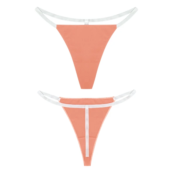 YohannesClub, Kadın, T-Thong String Külot, İz Yapmayan Rahat Kesim,Çoklu Paket - Resim 12