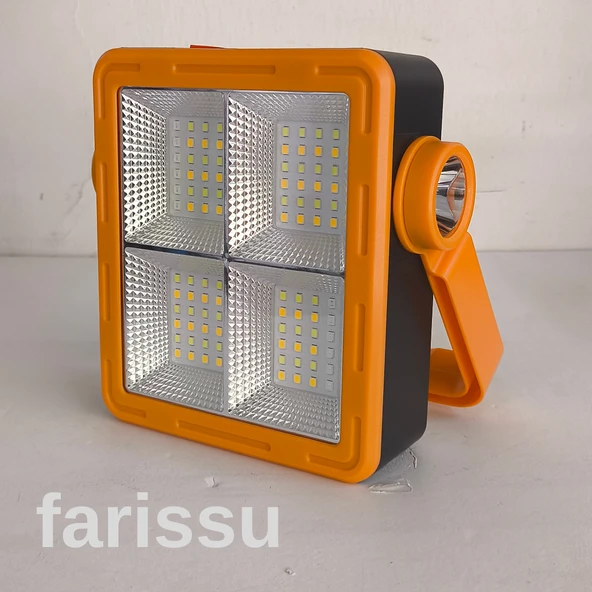 Solar Projektör ve Çok Fonksiyonlu Şarj Edilebilir Lamba - NY-9805 Serisi