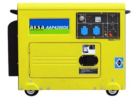 Aksa AAP 4200 DE Marşlı Kabinli Dizel Jeneratör ürün görseli 1
