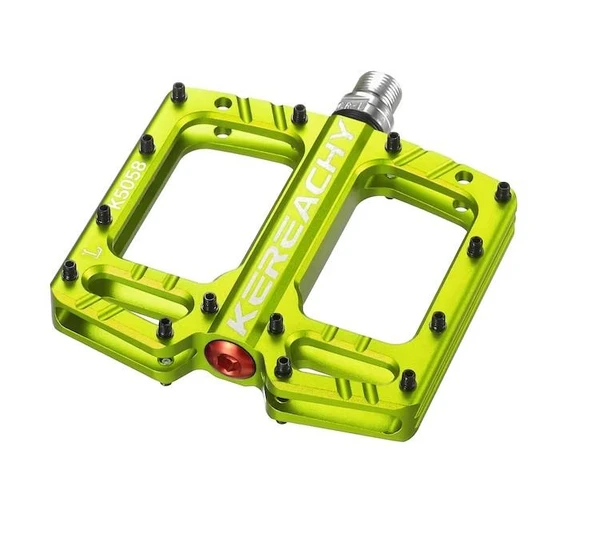 Kereachy 3 Rulmanlı Ultralight Alüminyum Alaşımlı Mtb Bmx Geniş Platform Bisiklet Pedalı Yeşil ürün görseli