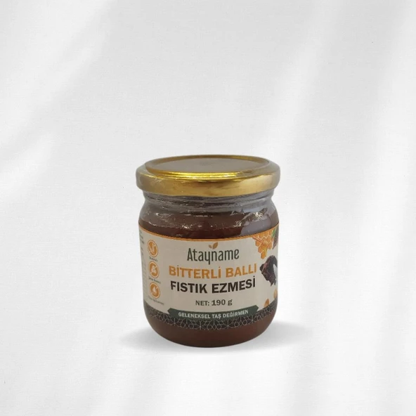 Atayname Bitterli Ballı Fıstık Ezmesi 190 G - 1