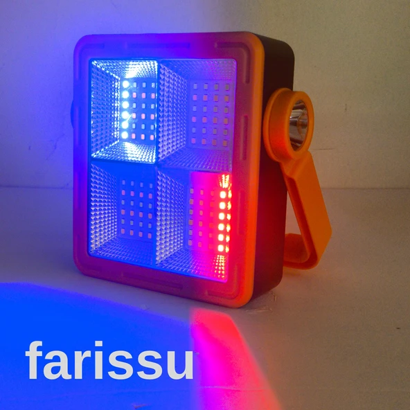 Solar Projektör ve Çok Fonksiyonlu Şarj Edilebilir Lamba - NY-9805 Serisi - 7