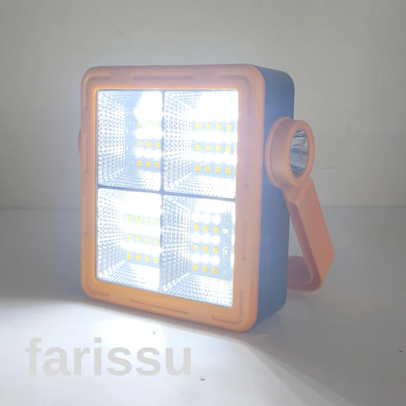 Solar Projektör ve Çok Fonksiyonlu Şarj Edilebilir Lamba - NY-9805 Serisi - 6