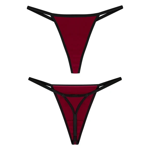 YohannesClub, Kadın, Thong String, Nazik Lastik Yapısı, Rahat Kesim - Resim 3