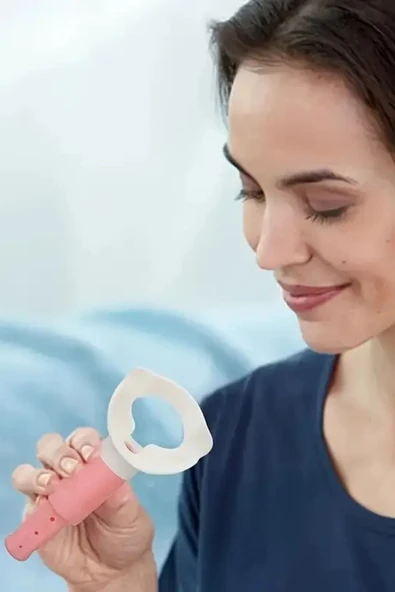 Taşınabilir Karın Kası Çalıştırıcı Solunum Egzersiz Eğitmeni Nefes Egzersiz Aparatı - 7