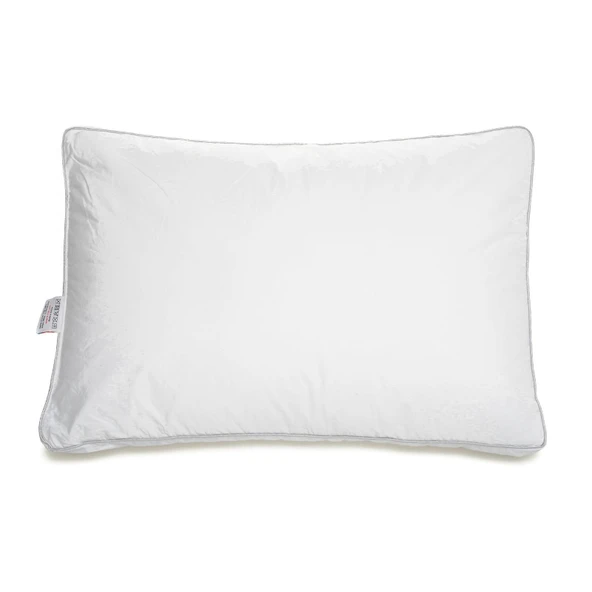 Le Vele İkiz Kaz Tüyü Körüklü Yastık - 50x70 cm - Beyaz - Resim 3