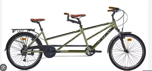 26  CARRARO DUE TANDEM UNISEX 470H/420H 27-V VB MAT YESIL-SIYAH-HAKI-KAHVERENGI