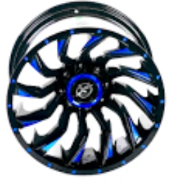 6*139,7*20*12.0 EMR-224-02 GLOSSY BLACK MILLING BLUE EMR ürün görseli