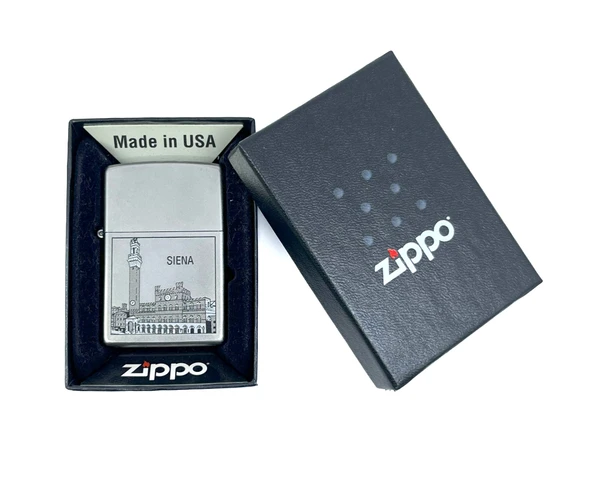 Zippo Siena Piazza Del Campo Dizayn Çakmak - Resim 4