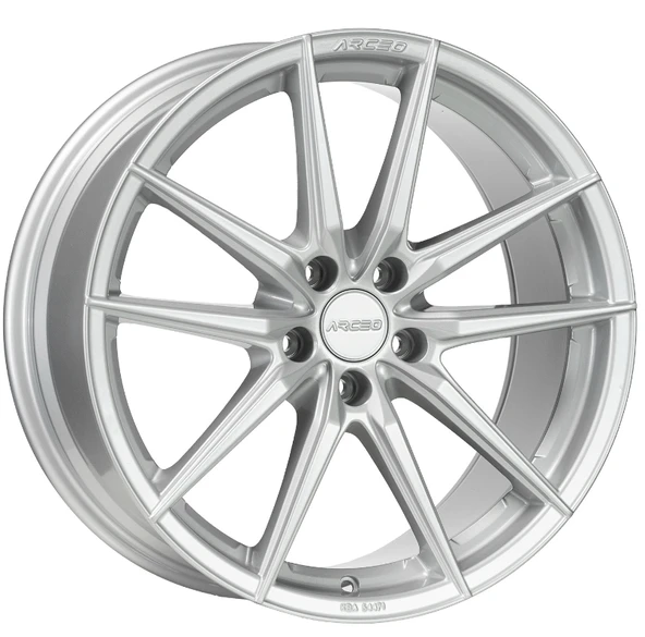5*120*19*8.5 ET38 CH72.6 White Silver MONACO - 1