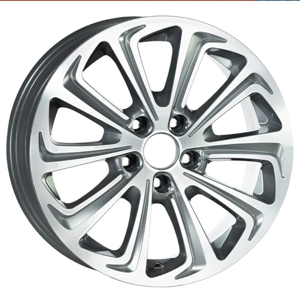 4*108*14*6.0 ET35 CH63.4 SILVER DIAMOND EMR-G690-05 - 1