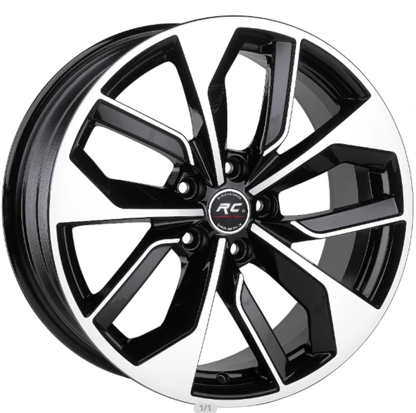 5*112*18*8.0 ET35 66.45 BLACK DIAMOND - 1
