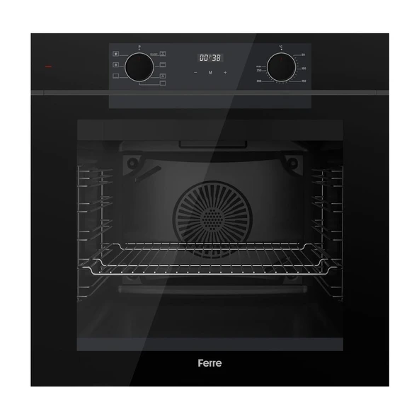 Ferre Fryart QEP63CS Siyah Ankastre Fırın ürün görseli