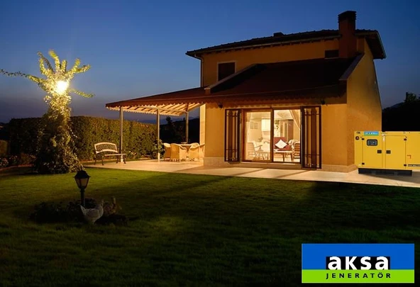Aksa AAP 8000 DEK Marşlı 8 KVA Kabinli Monofaze Dizel Jeneratör - Resim 2