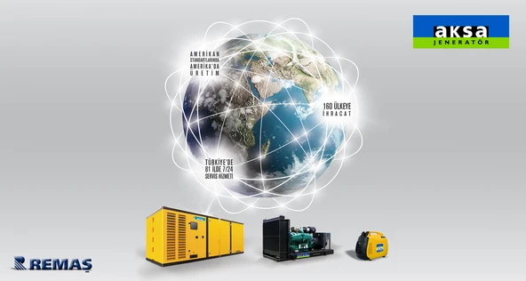 Aksa AAP 8000 DE-3 Trifaze Marşlı 8 kVA Dizel Jeneratör - Resim 4