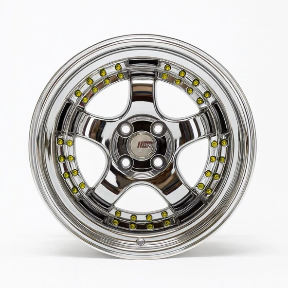 4*100*16*9.0 ET15 CH67.1 (ALTIN BONCUK) CHROME SSR ürün görseli