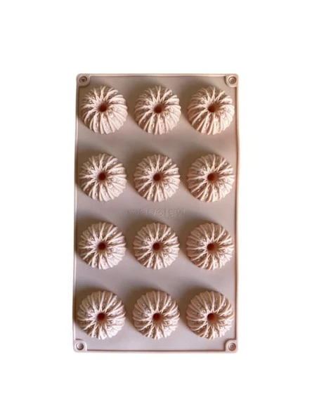 Pastaland Silikon Kek Kalıbı Yuvarlak Desenli Tırtıklı ürün görseli