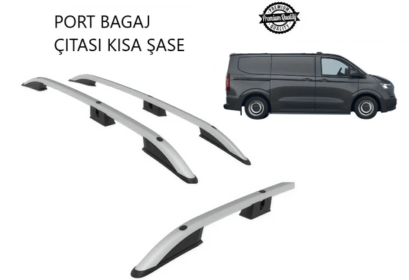 TRANSPORTER PANEL VAN KISA ŞASE 2025 2026 2027 PORTBAGAJ TAVAN ÇITASI GRİ ürün görseli 1