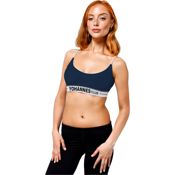 Yohannes Club, Kadın Pamuklu, Bralet Sütyen, Renk Seçenekli, Tekli Paket - Resim 11