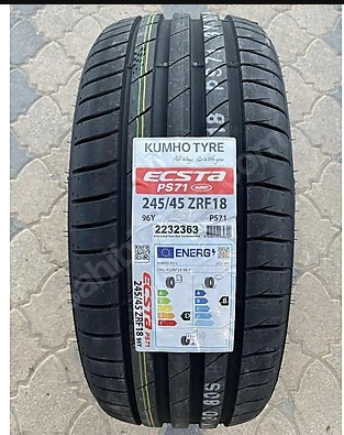 245/45R18 96Y Ecsta PS71 RFT KUMHO ürün görseli 1
