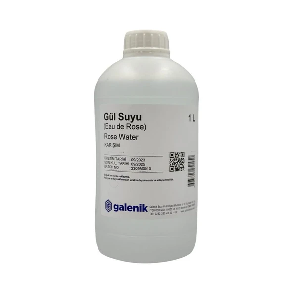 Galenik Gül Suyu (Eau De Rose) 1 Lt - 1