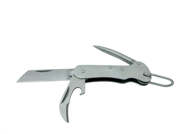 PK 153 Gümüş Gemici Çakı 9,5 cm - Metal Sap, Manuel ürün görseli 1