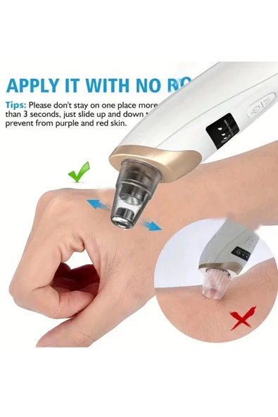 Auhma AHB-01 Vakumlu Siyah Nokta Temizleyici | 3 Kademeli Güç, Cilt Gözenek Temizleme Cihazı - 5