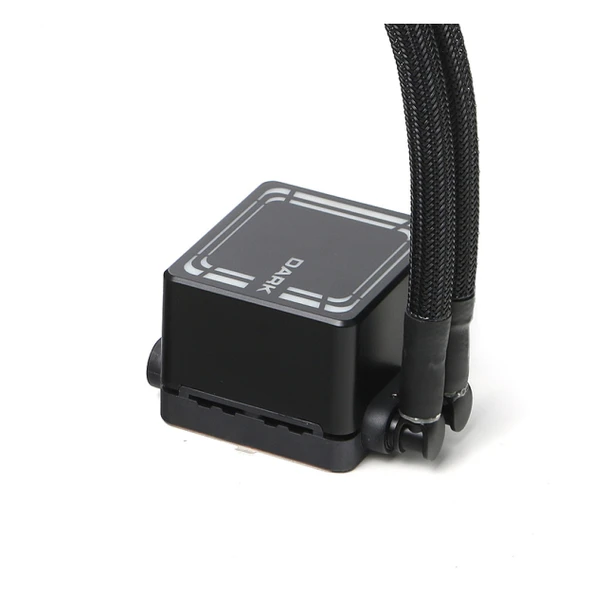Dark AquaForce W126 RGB 120mm AM5/1700P Siyah İşlemci Sıvı Soğutucu - Resim 3