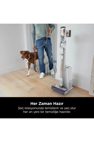 Shark Detect Auto Empty Şarjlı Dikey Süpürge Teşhir - Resim 4