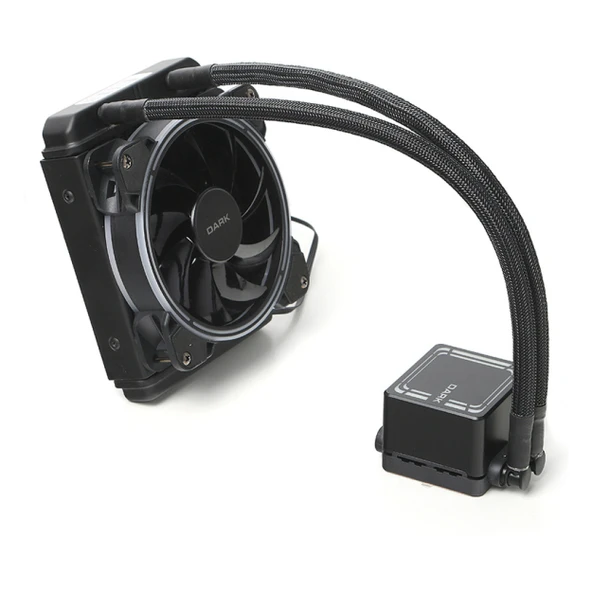 Dark AquaForce W126 RGB 120mm AM5/1700P Siyah İşlemci Sıvı Soğutucu - Resim 2