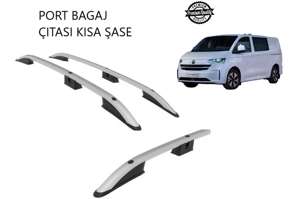 TRANSPORTER KOMBİ KISA ŞASE 2025 2026 2027 PORTBAGAJ TAVAN ÇITASI GRİ ürün görseli 1