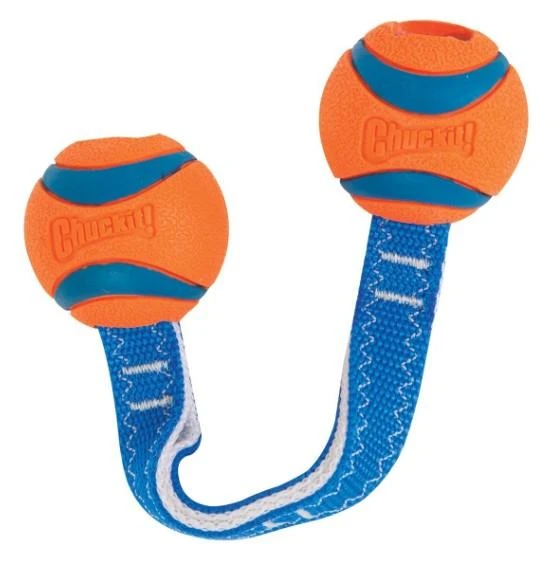 Chuckit Ultra Duo Tug 2li Köpek Çekiştirme Topu (Küçük Boy) - Resim 2