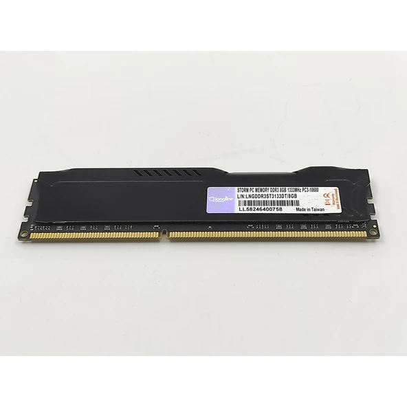 W/Storm Heatsink 8gb 1333MHZ Ddr3 Soğutuculu Ram Bellek LNGDDRST313338GB - Resim 4
