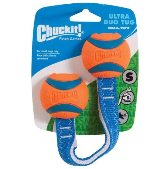 Chuckit Ultra Duo Tug 2li Köpek Çekiştirme Topu (Küçük Boy) ürün görseli 1