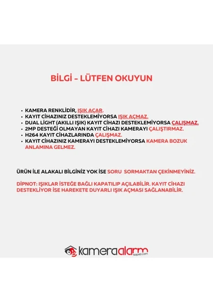 Dahua Mikrofonlu Gece Gündüz Renkli Görüşlü 2mp AHD Bullet Kamera - 30 Metre Görüş - 2