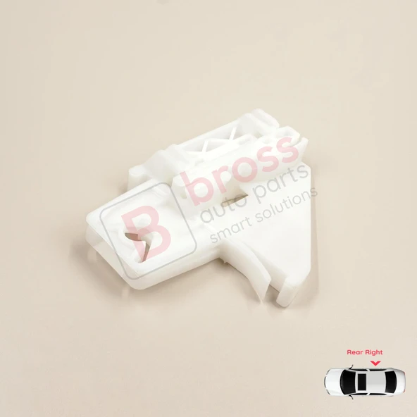 Skoda Octavia MK2 A5 1Z3 1Z5 2004-2013 4/5-Kapı İçin Elektrikli Arka Sağ Cam Kriko Tamir Klipsi - Resim 4