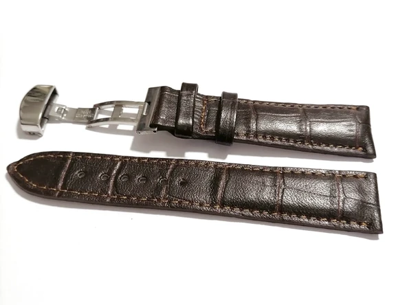 Fado &Hertür Saate &Uygun  Kelebek  Toka  18 MM  koyu kahve kordon   (269) gumuş toka ürün görseli