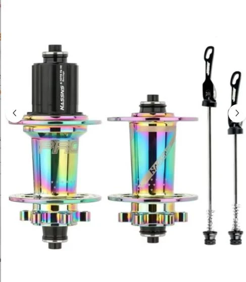 BİKE SKY Hassn's PRO 7 32h Rainbow, Colorful Ön-Arka Jant Göbek Takımı, Göbek Seti ürün görseli 1