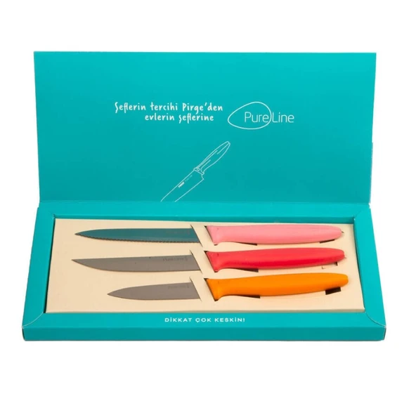 Pirge PureLine Mutfak Bıçak Seti Karışık Renk