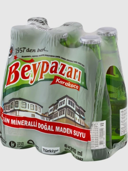 Beypazarı Doğal Maden Suyu 6x200 ml ürün görseli 1