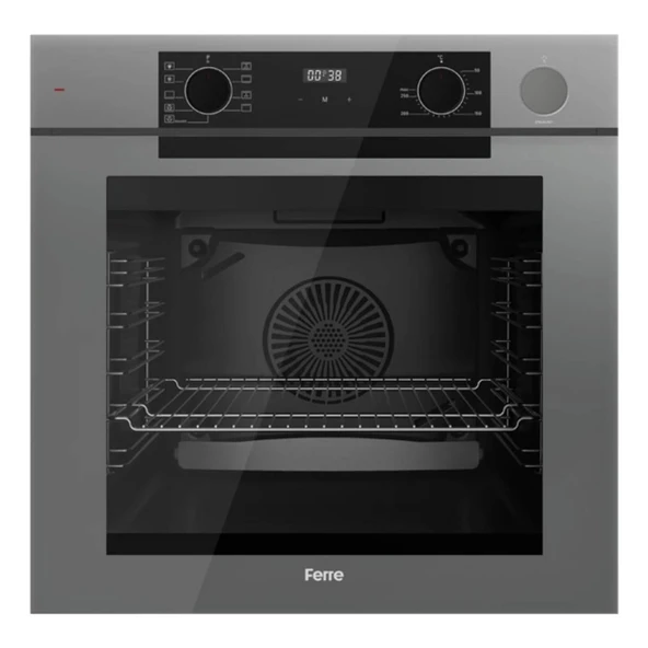 Ferre Fryart Steam QEP64CPR Gri Ankastre Fırın