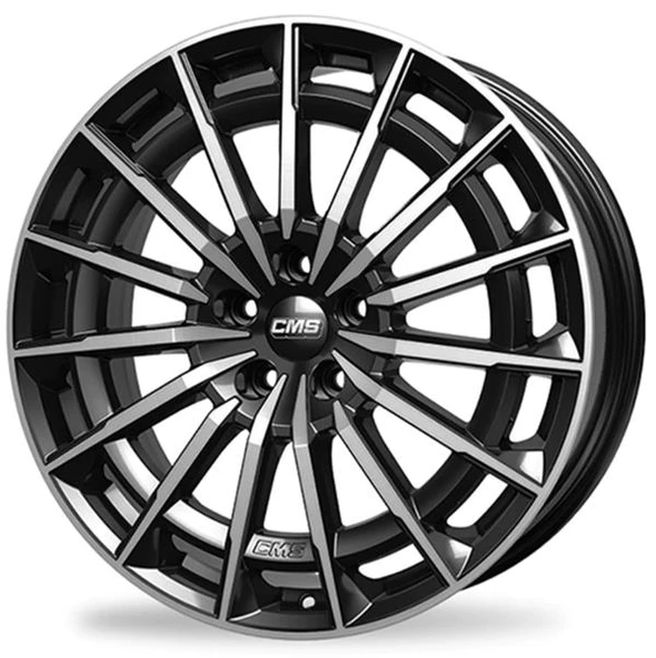 CMS-1566-01 8.0x19" -5x112 ET45 57.1 DİAMOND BLACK GLOSS Jant (4 Adet) ürün görseli